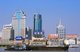 China: The Panorama Hotel (left) and the Shanghai Bund International Tower (centre), Shanghai (c. 2000 CE)